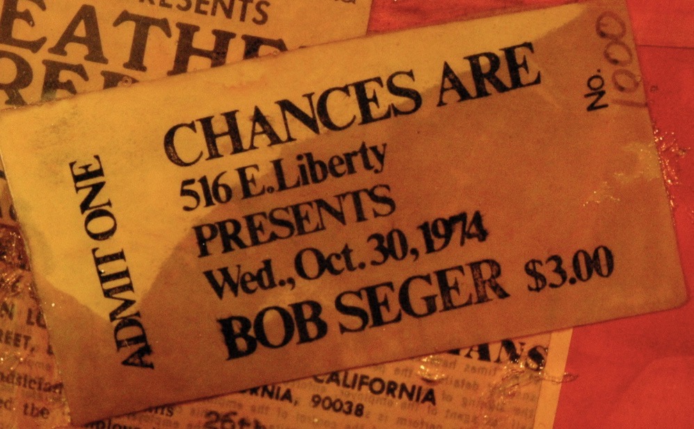 Bob Seger ticket