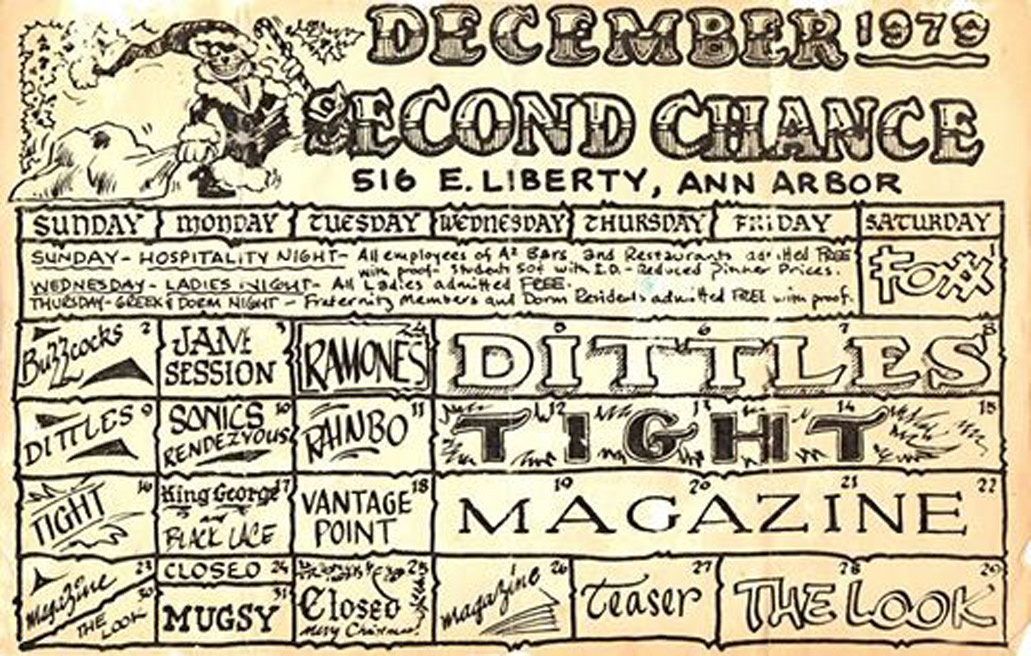 Handbill December 1979 Band