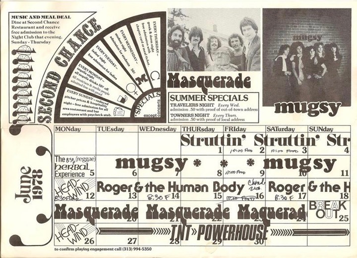 Handbill June 1978 Band