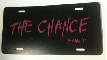 License Plate - The Chance